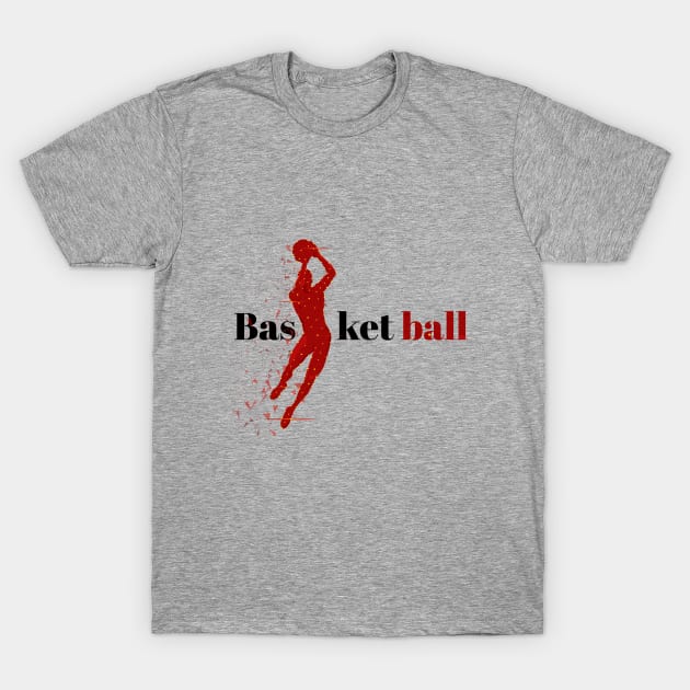 Basketball T-Shirt by raadalzoubi1